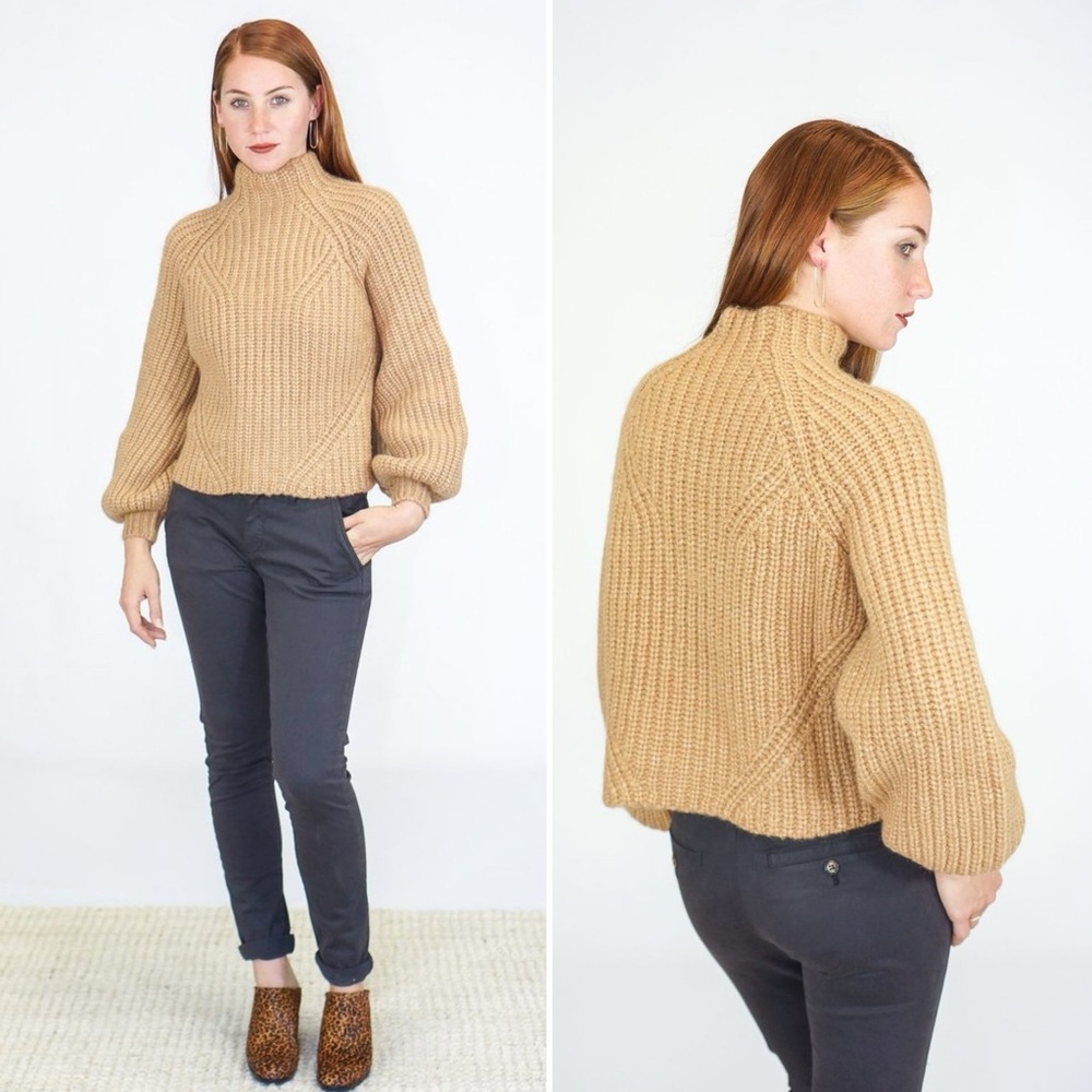 Ulla Johnson Micha Turtleneck in Camel Size Medium - Picture 4 of 15